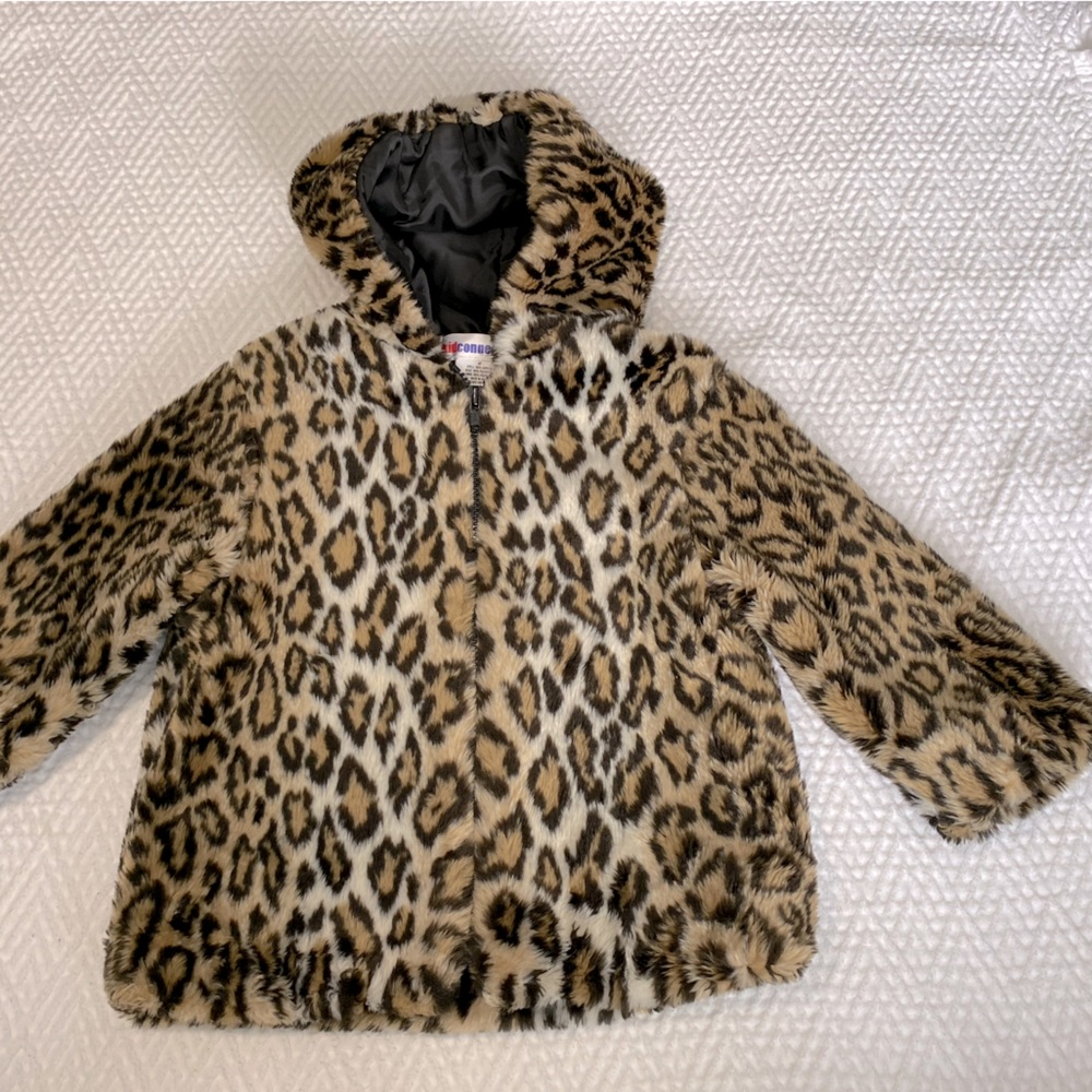 Kid Connection Girls Faux Fur Jacket 4T